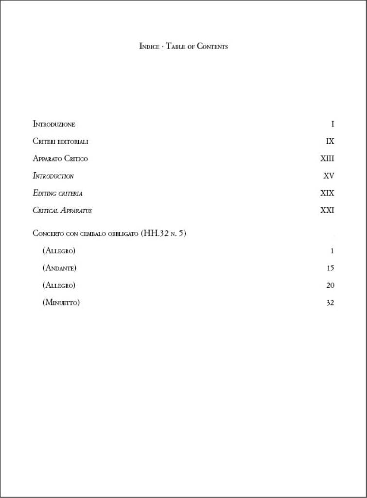 Concerto con cembalo obbligato (HH.32 n. 5)